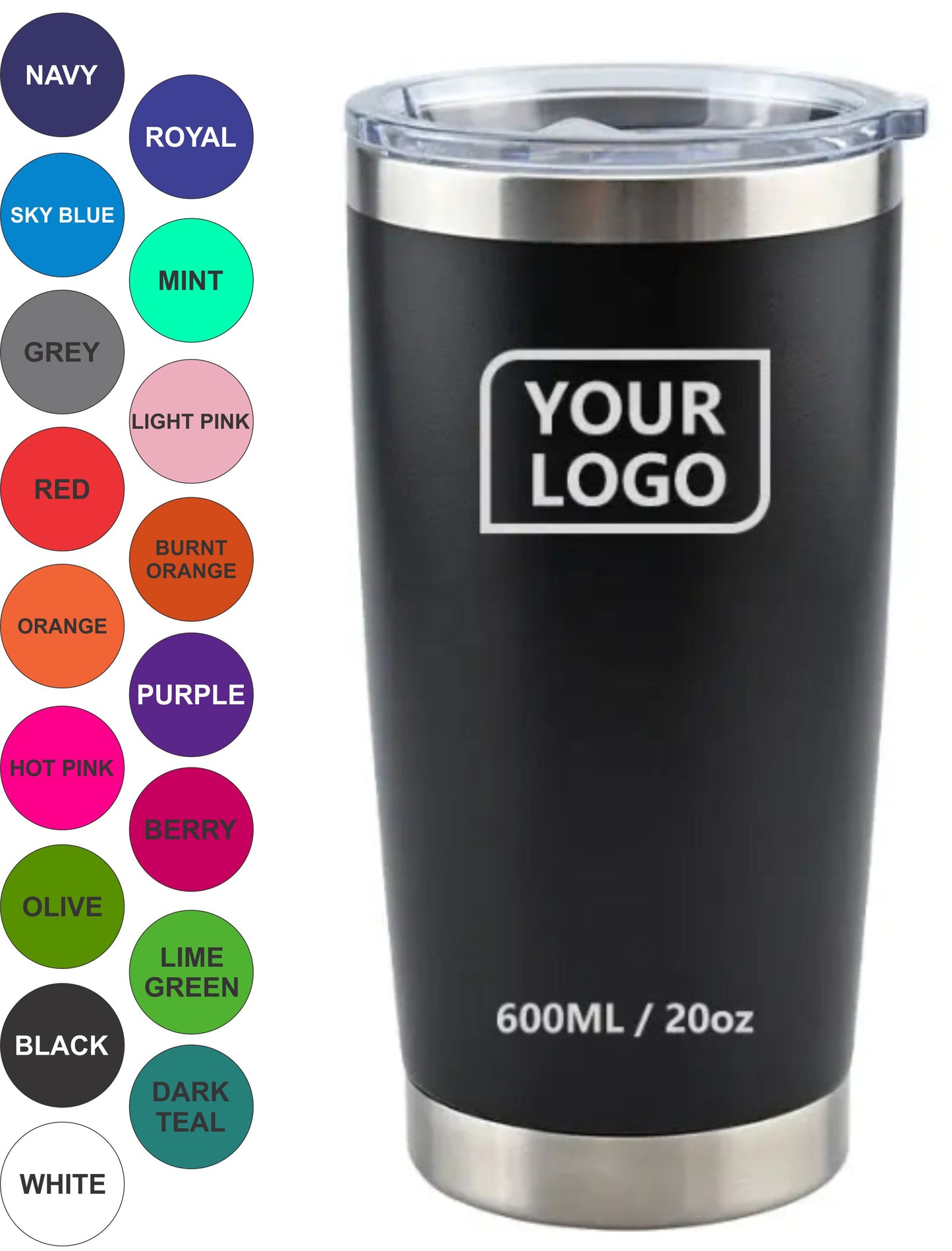 20oz. TRAVEL MUG - SFL TRUCKING - LASER ENGRAVE