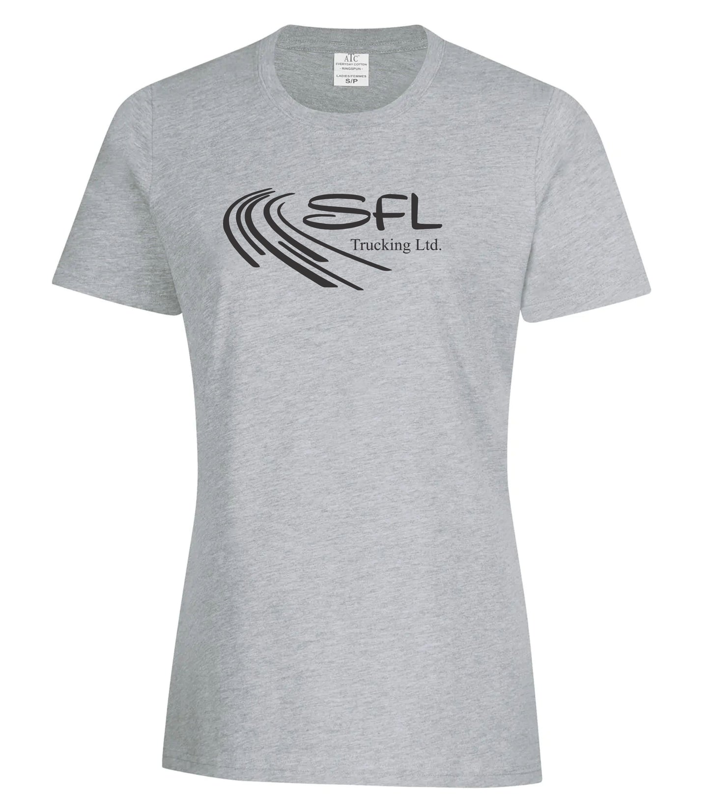 RING SPUN COTTON T-SHIRT - ATC2000L - LADIES' - SFL TRUCKING LOGO - HP