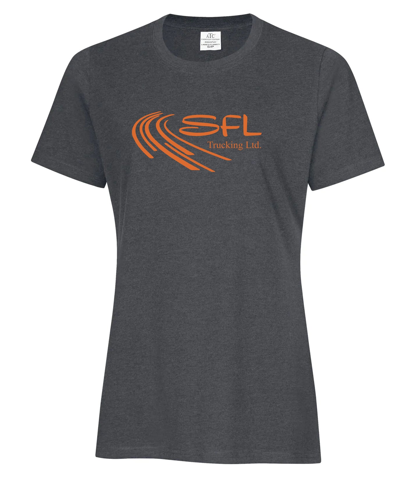 RING SPUN COTTON T-SHIRT - ATC2000L - LADIES' - SFL TRUCKING LOGO - HP