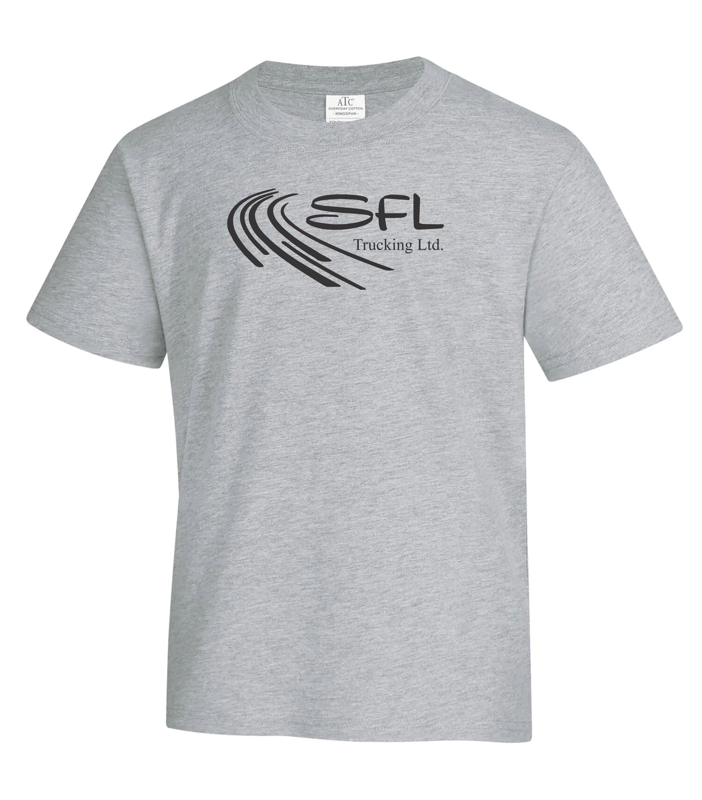 RING SPUN COTTON T-SHIRT - ATC2000Y - YOUTH - SFL TRUCKING LOGO - HP