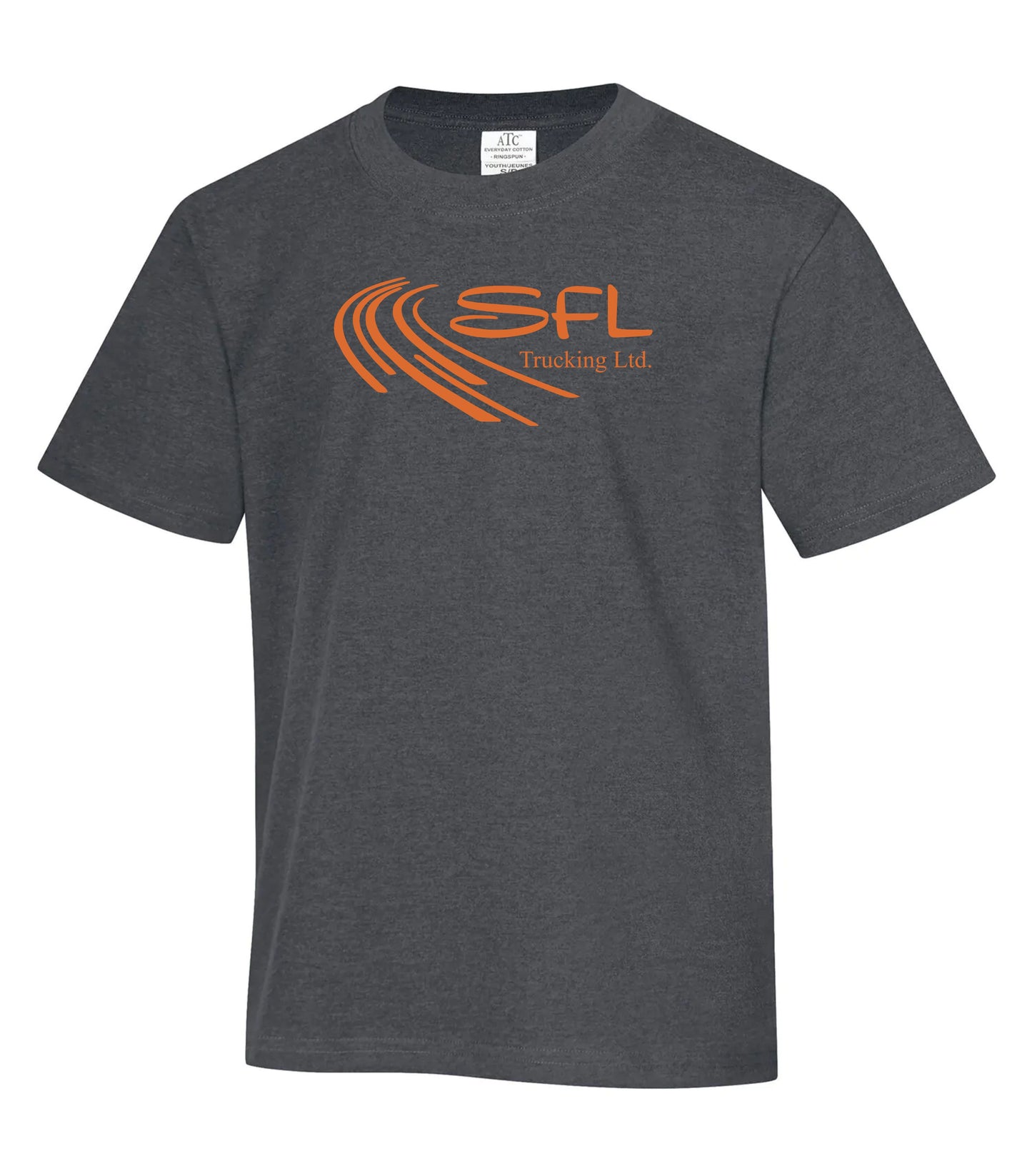 RING SPUN COTTON T-SHIRT - ATC2000Y - YOUTH - SFL TRUCKING LOGO - HP