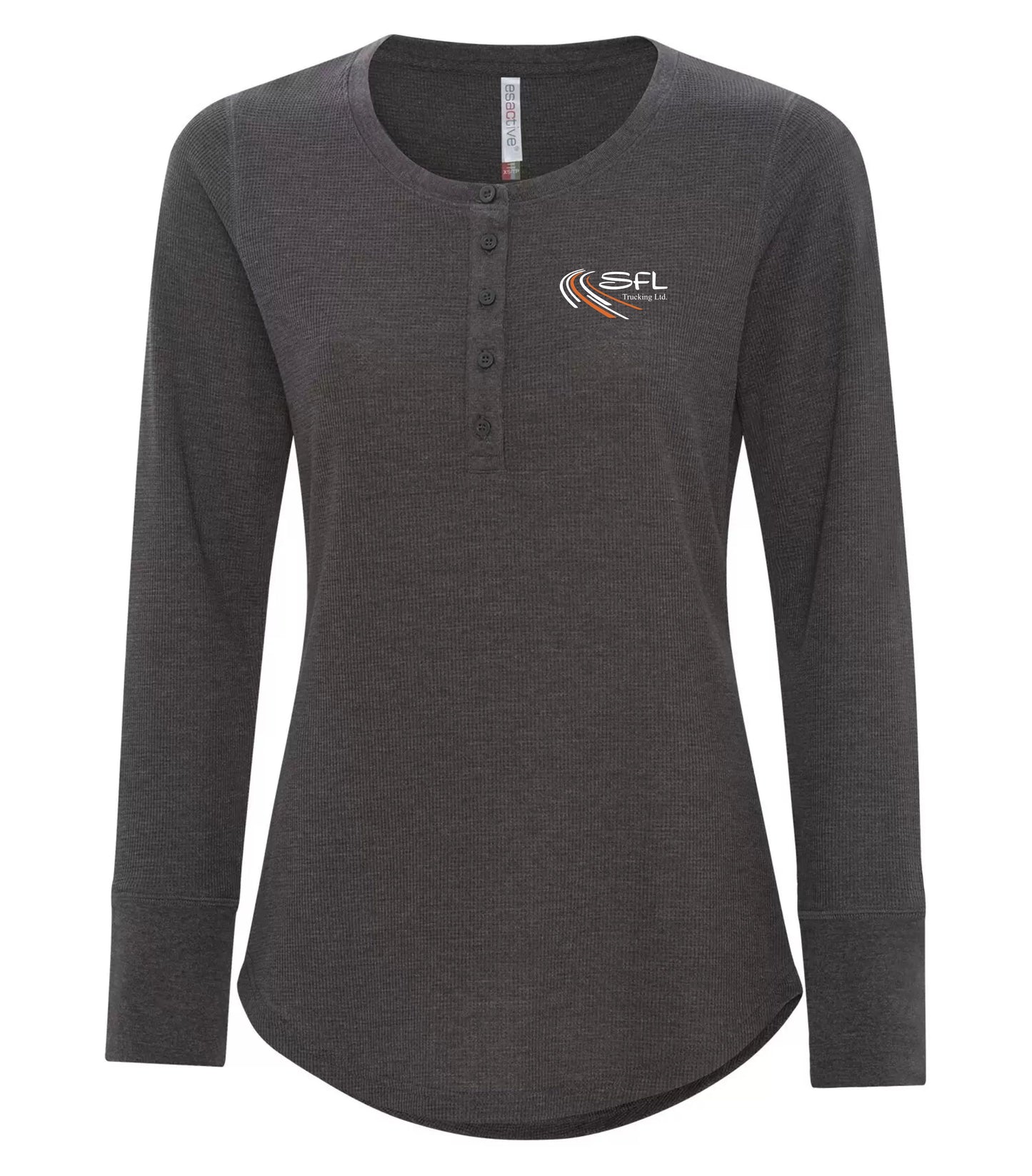 LADIES' VINTAGE THERMAL LONG SLEEVE - ATC8064L - SFL TRUCKING - EMB