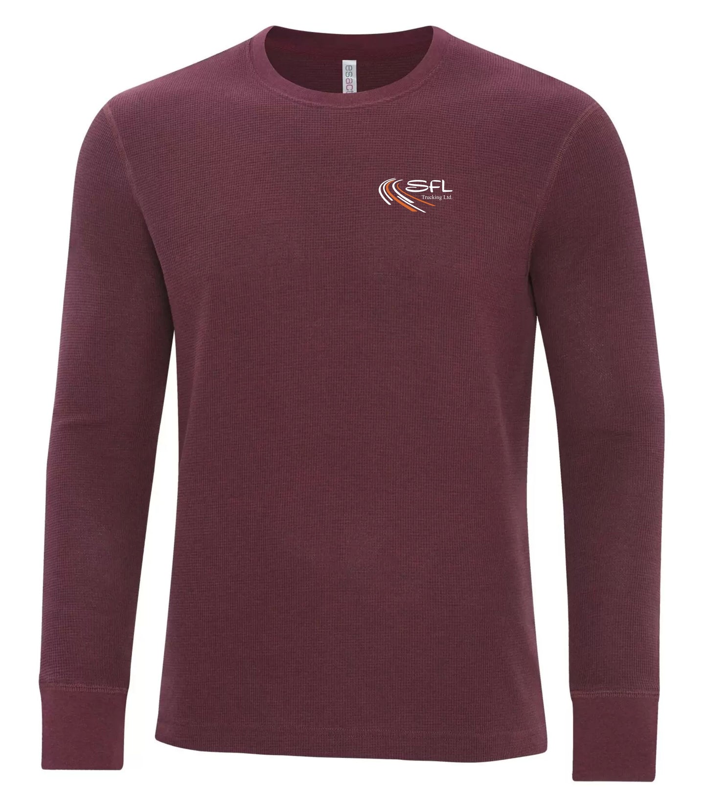 VINTAGE THERMAL LONG SLEEVE - ATC8065 - UNISEX - SFL TRUCKING LOGO - EMB