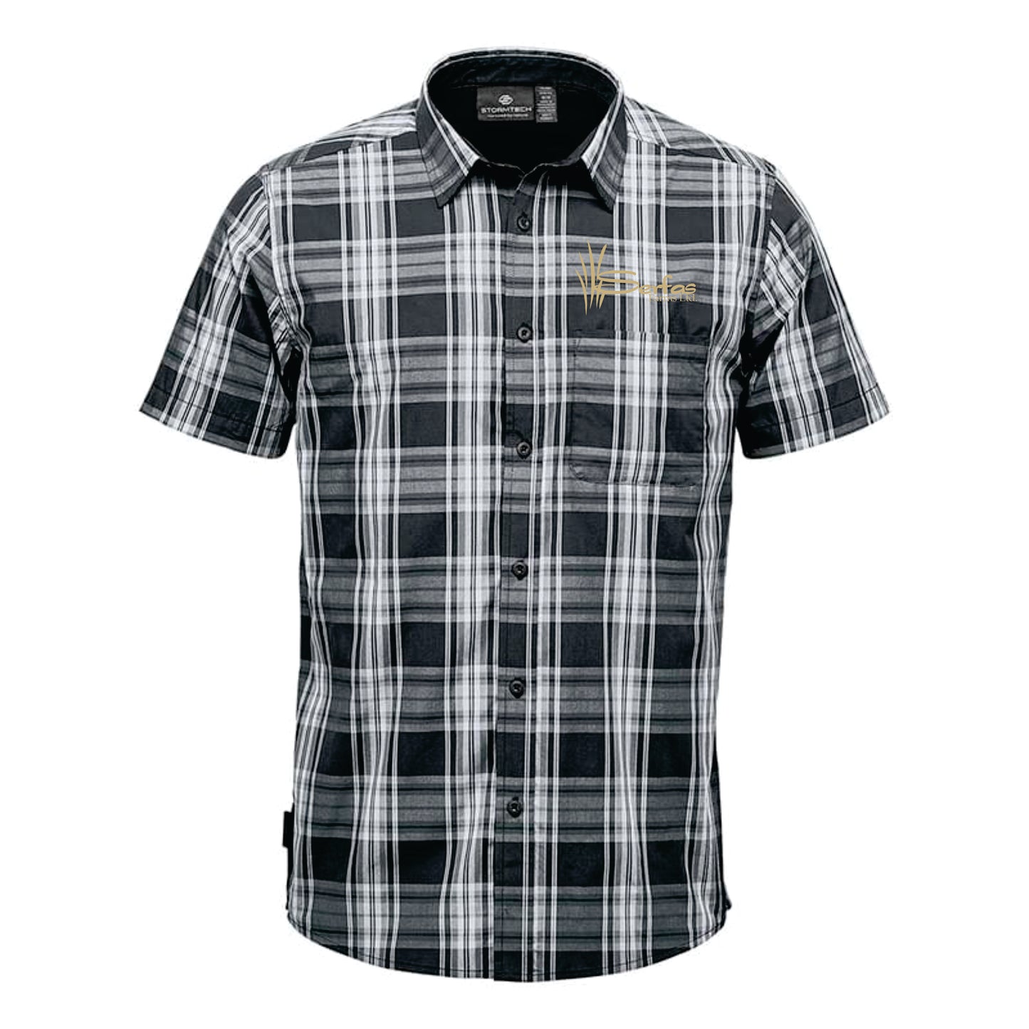 MEN'S DAKOTA SHORT SLEEVE SHIRT - SFV-1 - SLF TRUCKING - PATCH