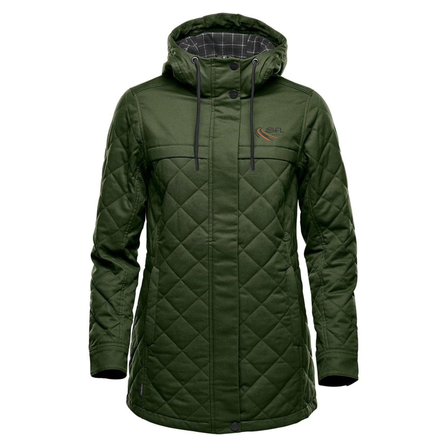 WOMEN'S BUSHWICK QUILTED JACKET - BXQ-1W - SFL TRUCKING LOGO - EMB OR LP