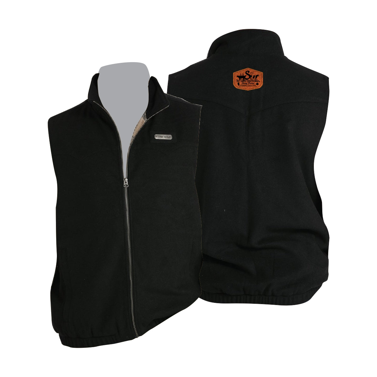 MEN'S CINCH CONCEALED CARRY WESTERN VEST - MWV1543010 - SLOMP FARMS - PATCH