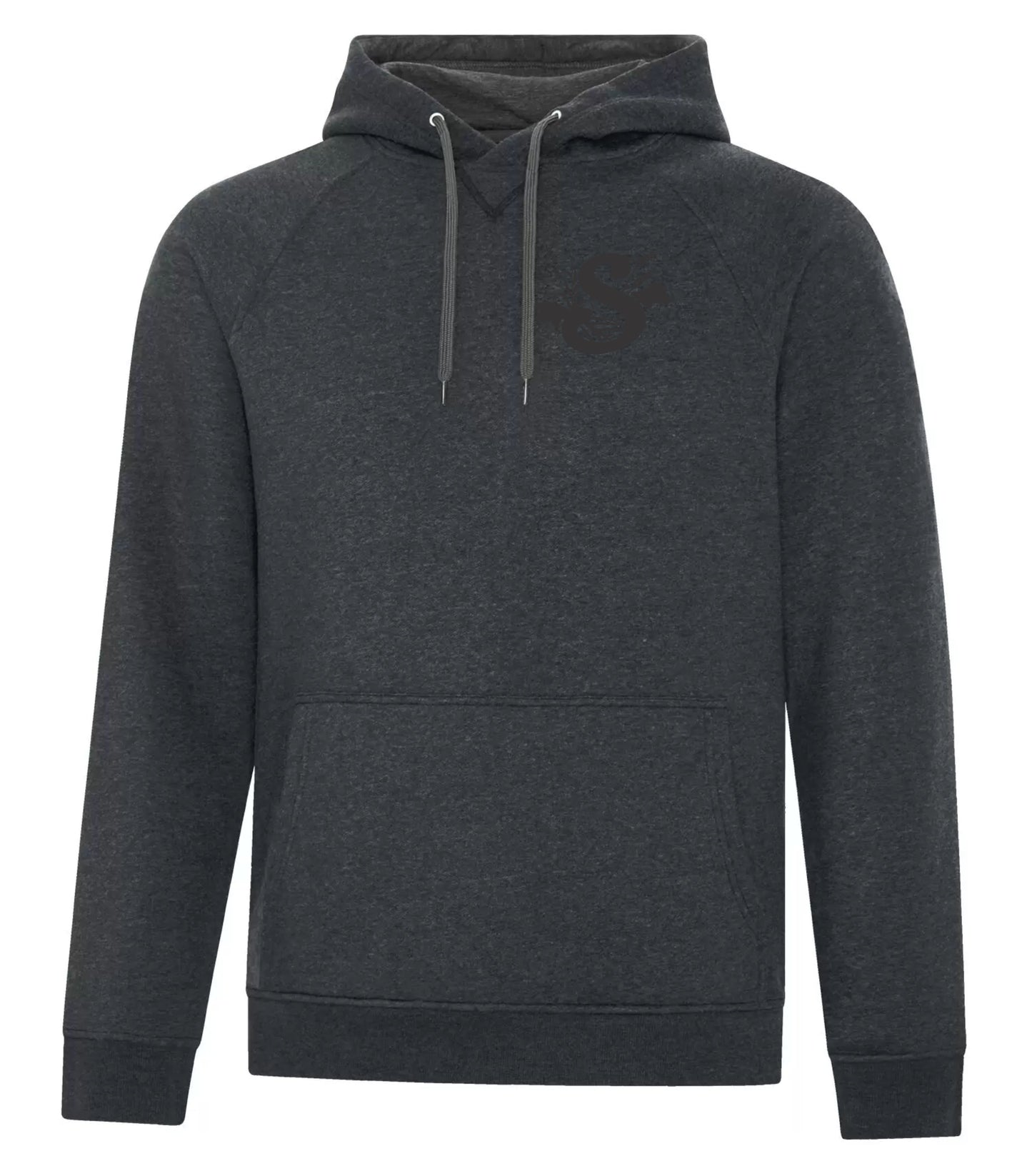 VINTAGE HOODED SWEATSHIRT - F2045 - UNISEX - TONE ON TONE SLOMP FARMS - EMB