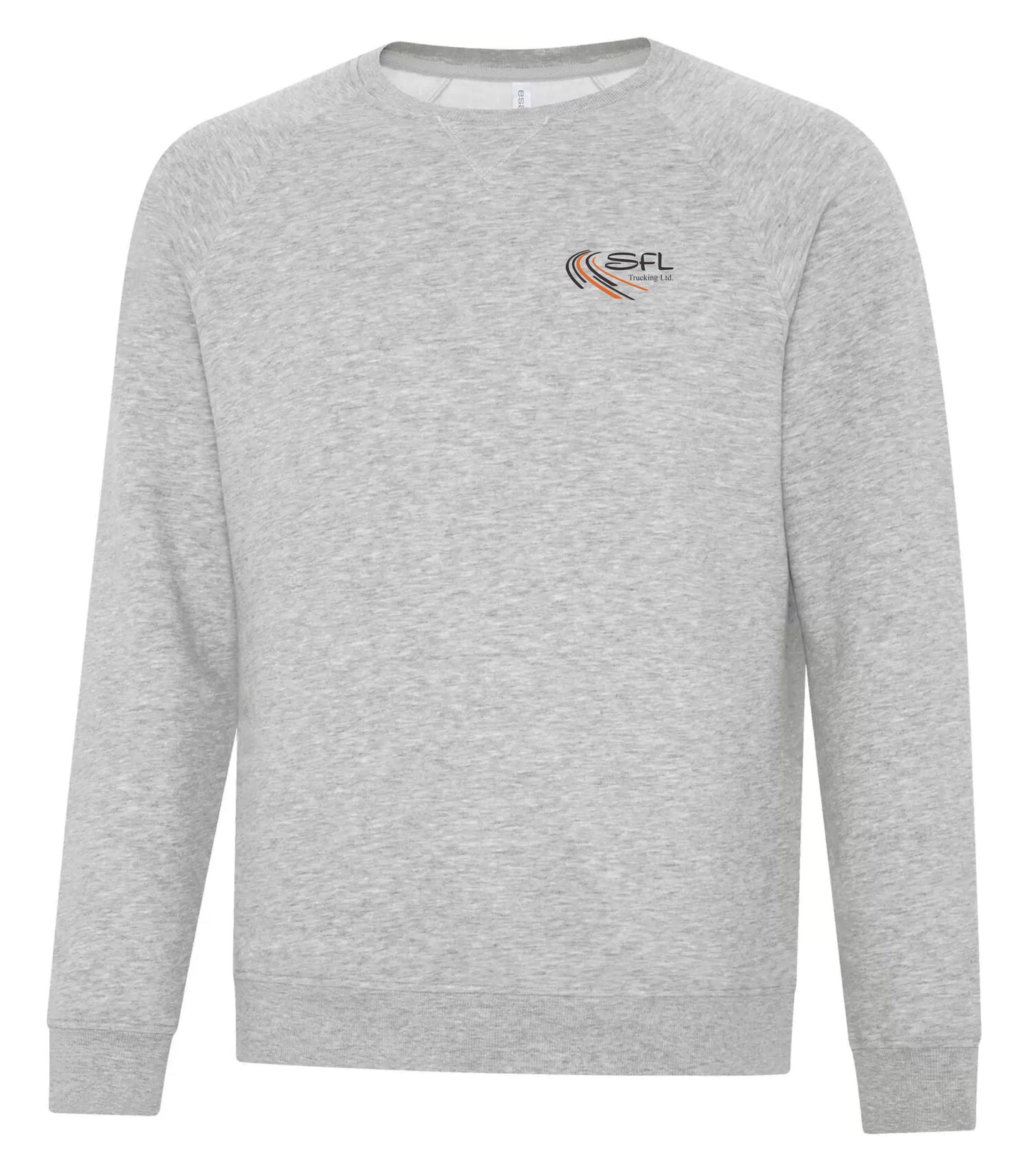 VINTAGE CREWNECK SWEATSHIRT - F2046 - UNISEX - SFL TRUCKING LOGO - EMB