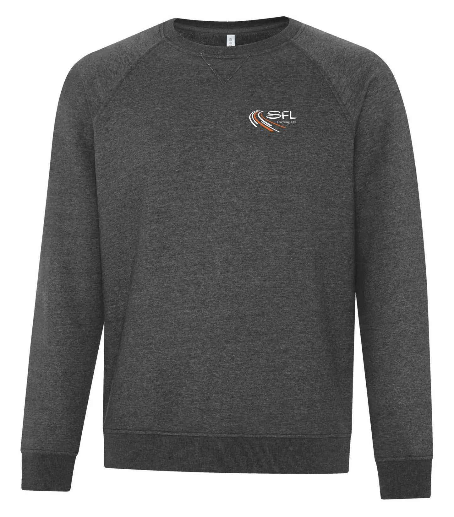VINTAGE CREWNECK SWEATSHIRT - F2046 - UNISEX - SFL TRUCKING LOGO - EMB