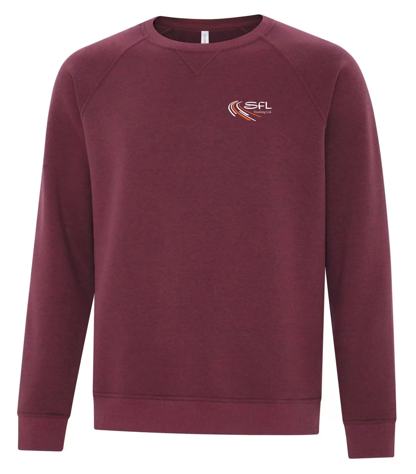 VINTAGE CREWNECK SWEATSHIRT - F2046 - UNISEX - SFL TRUCKING LOGO - EMB