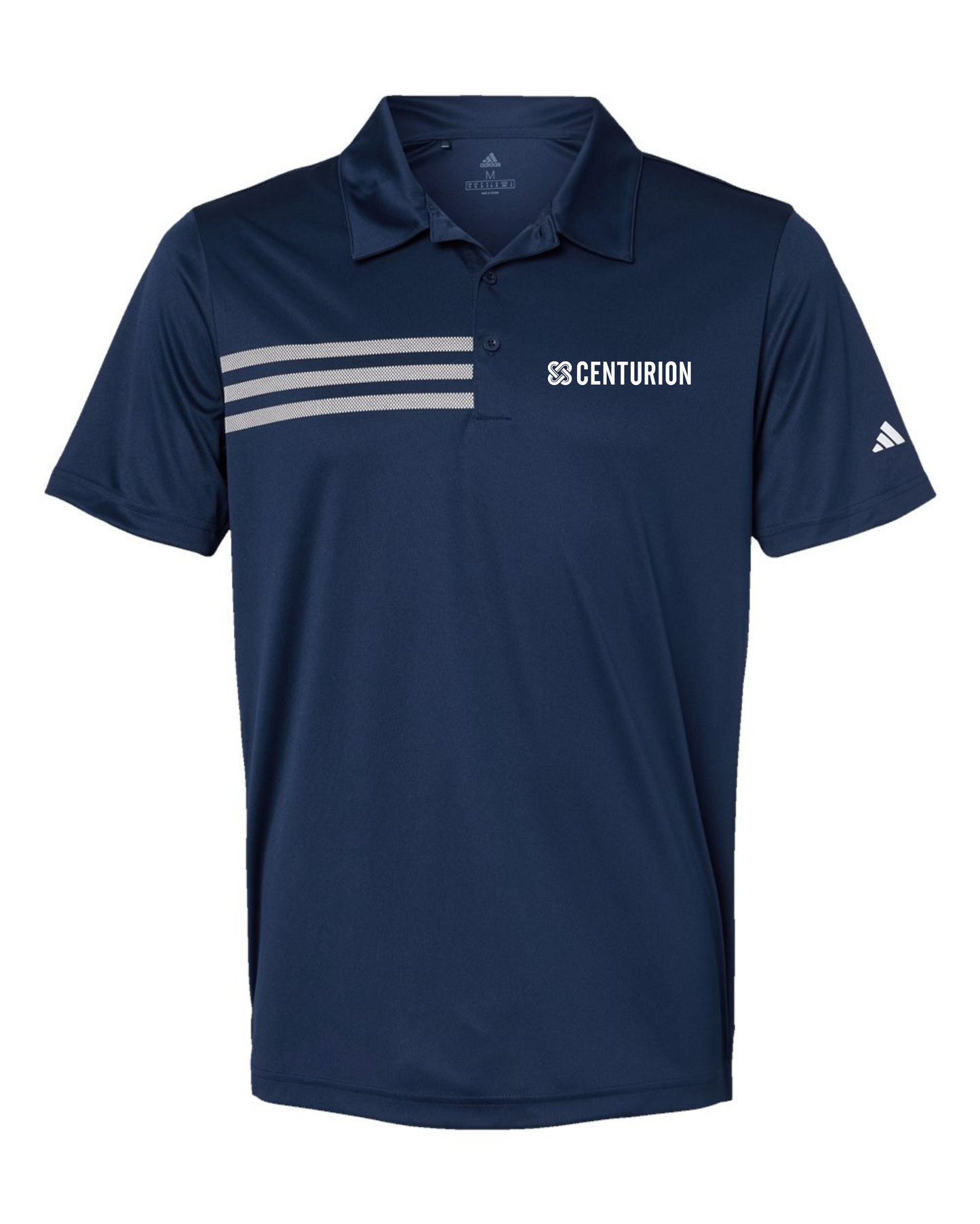 MEN'S ADIDAS 3-STRIPES CHEST POLO - A324 - CENTURION - HP