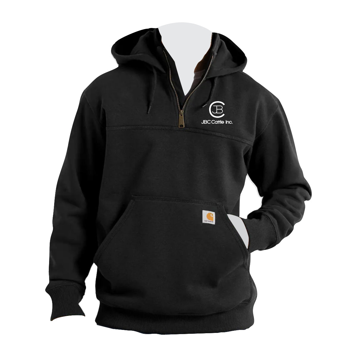 CARHARTT RAIN DEFENDER HEAVYWEIGHT QUATER-ZIP SWEATSHIRT - 100617 - JBC CATTLE INC. - EMB