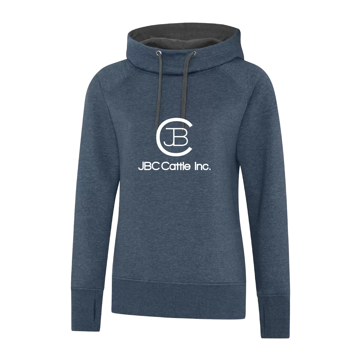LADIES' VINTAGE HOODED SWEATSHIRT - L2045 - JBC CATTLE INC. - HP