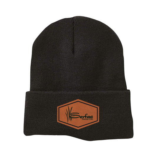 SHERPA LINED CUFFED BEANIE - SP12SL - SERFAS FARMS - PATCH