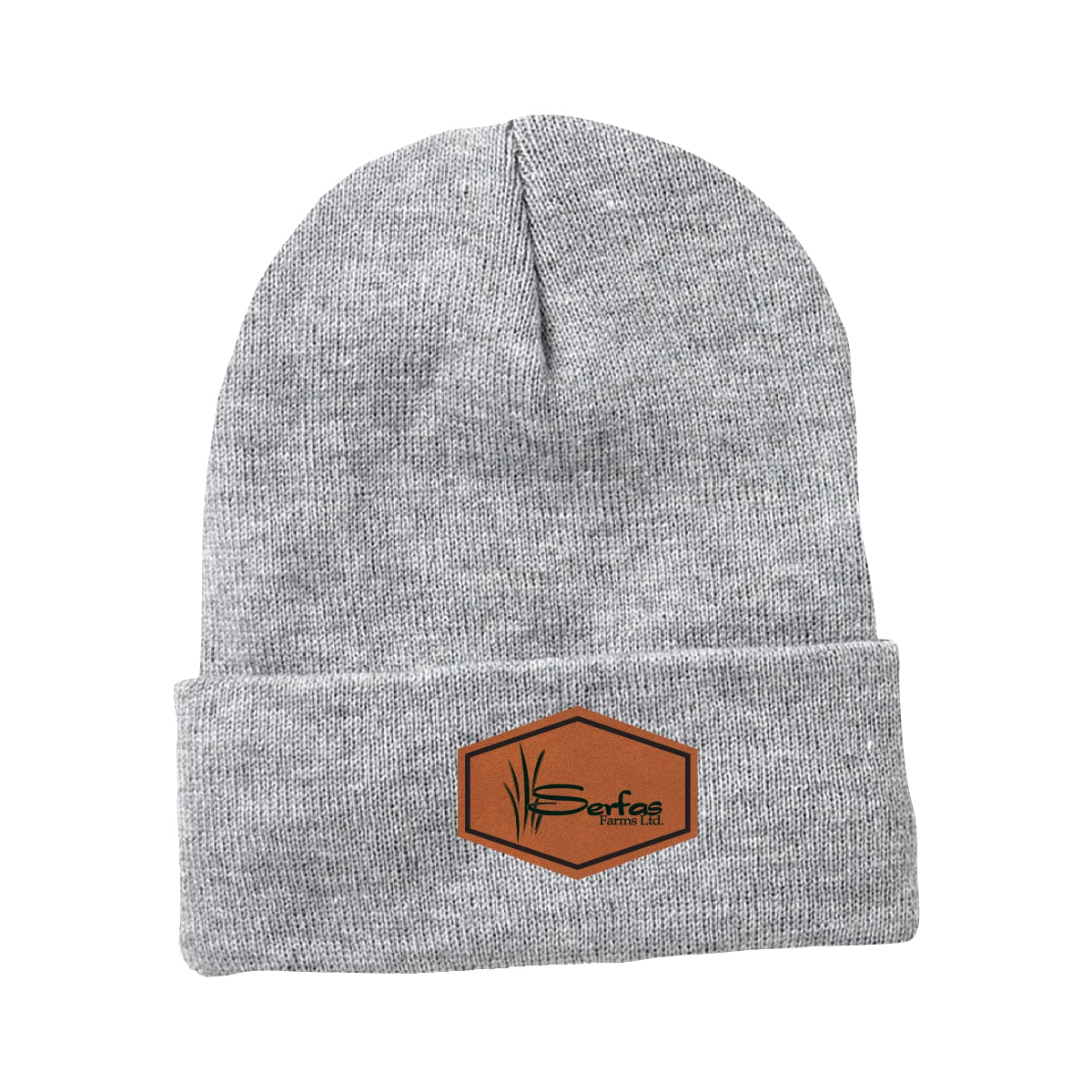 SHERPA LINED CUFFED BEANIE - SP12SL - SERFAS FARMS - PATCH
