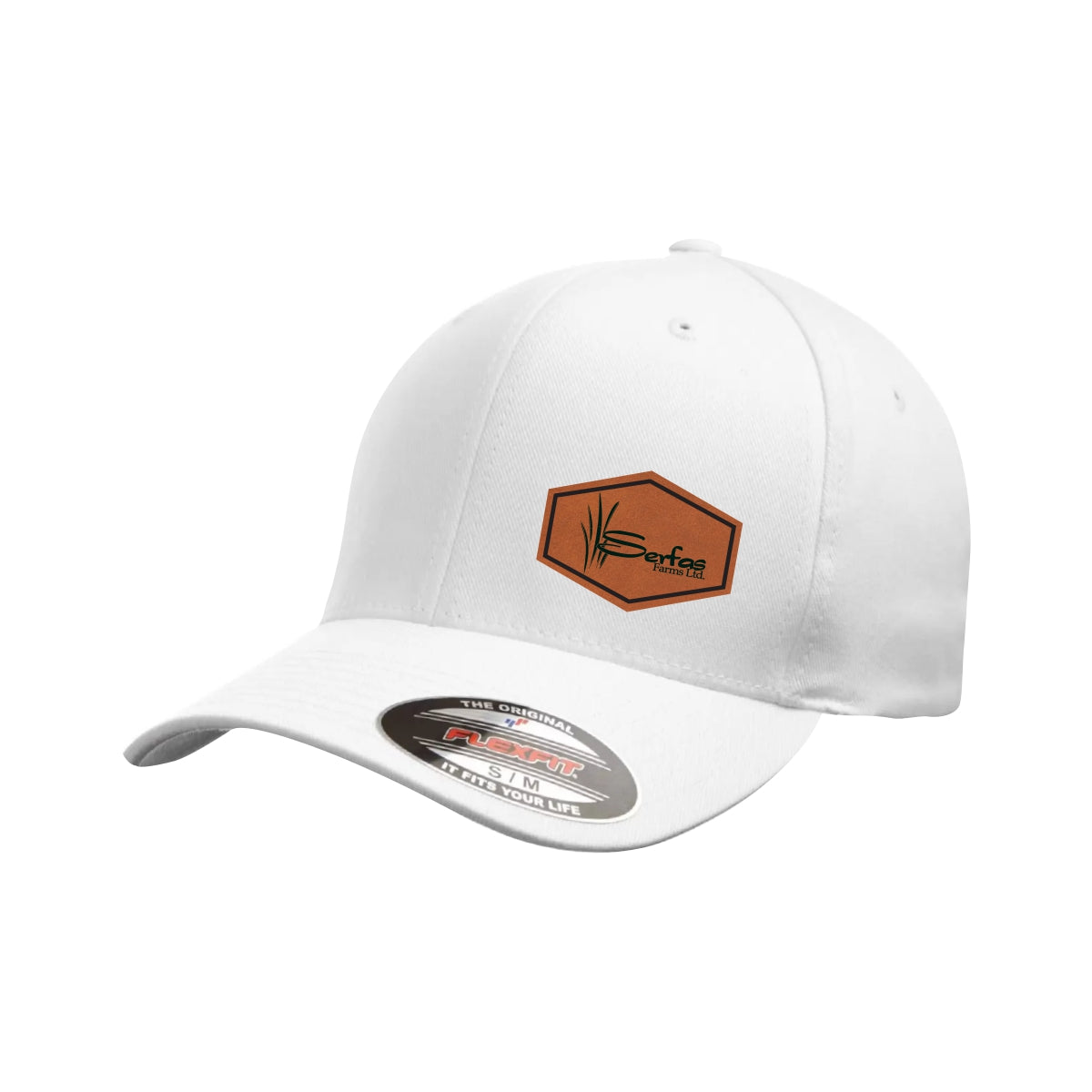 FLEXFIT CURVED BRIM HAT - 6277 - SERFAS FARMS - PATCH