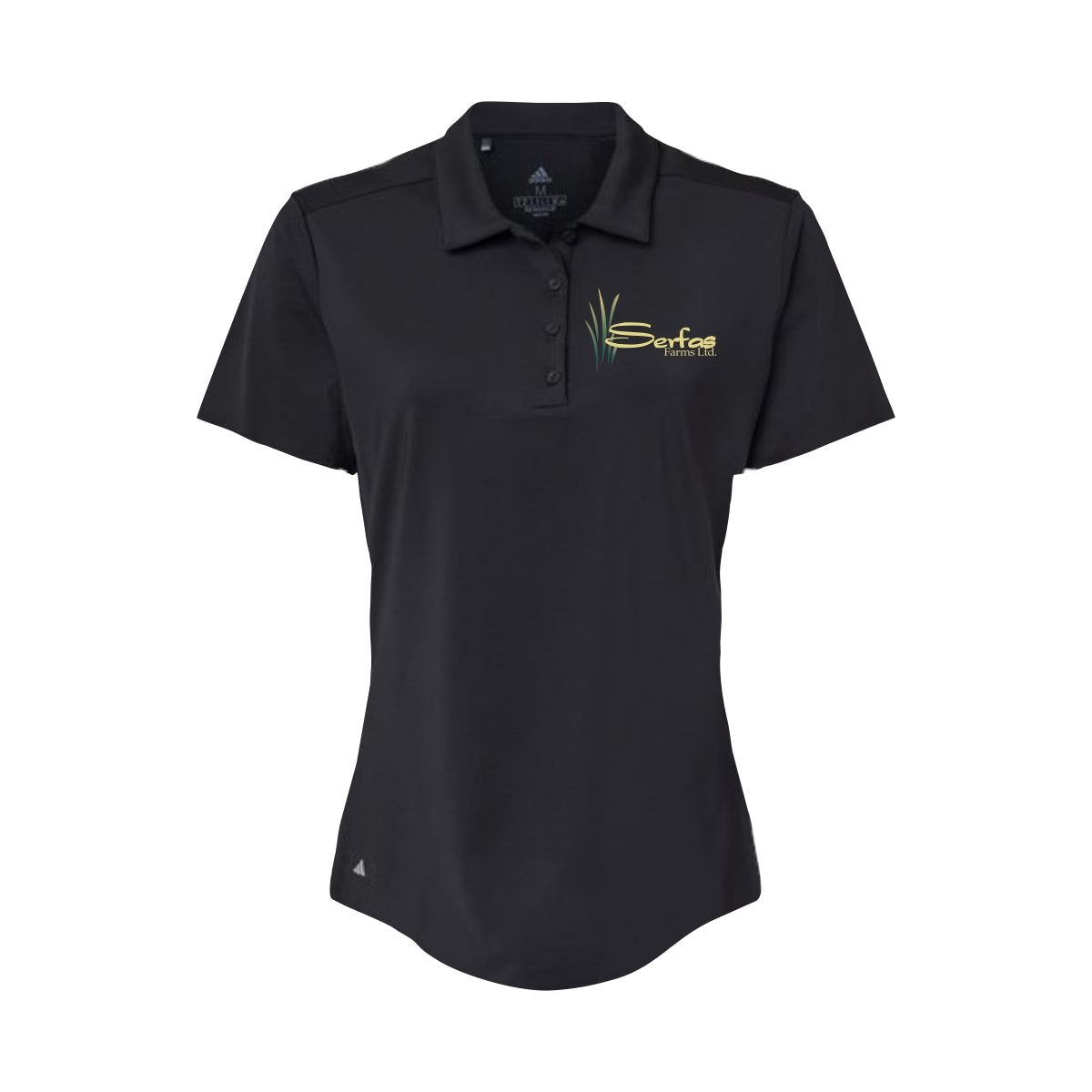 WOMEN'S ADIDAS ULTIMATE SOLID POLO - A515 - SERFAS FARMS - HP