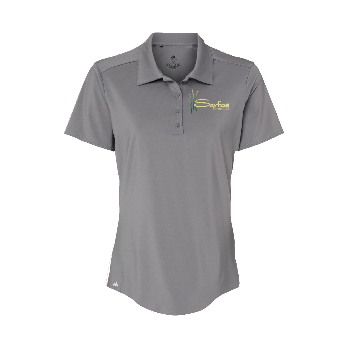 WOMEN'S ADIDAS ULTIMATE SOLID POLO - A515 - SERFAS FARMS - HP