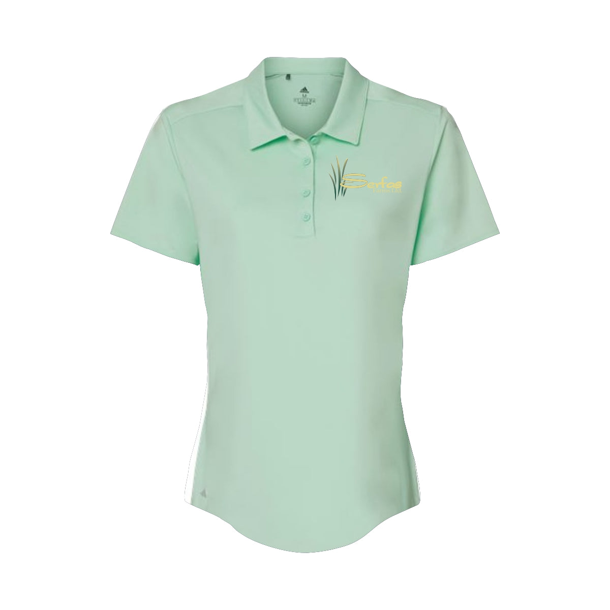 WOMEN'S ADIDAS ULTIMATE SOLID POLO - A515 - SERFAS FARMS - HP