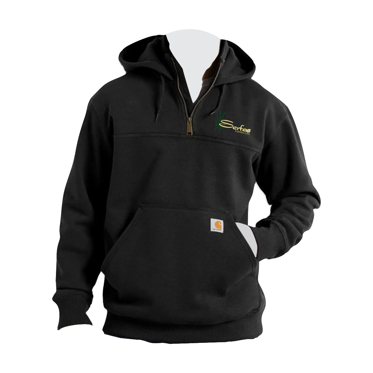 CARHARTT RAIN DEFENDER QUATER-ZIP SWEATSHIRT - 100617 - SERFAS FARMS - EMB