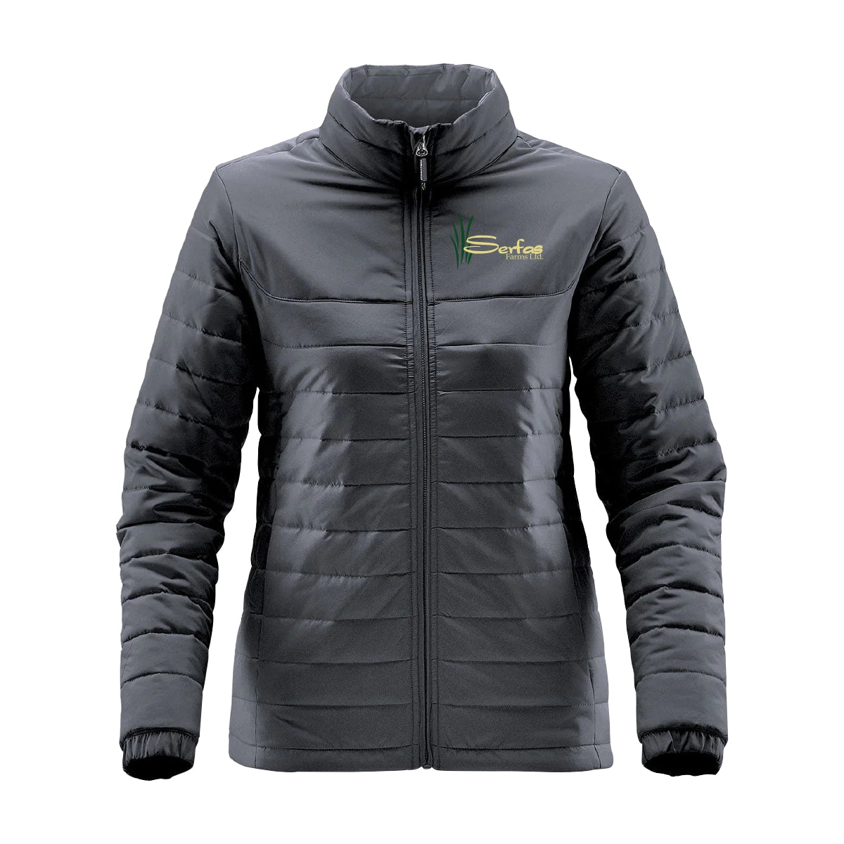 WOMEN'S NAUTILUS QUILTED JACKET - QX-1W - SERFAS FARMS - EMB