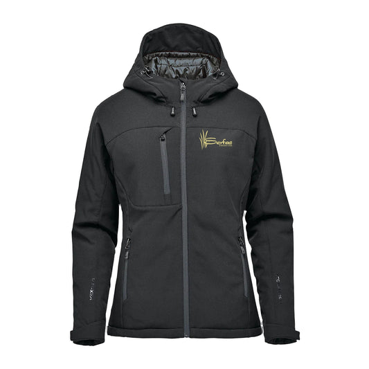 WOMEN'S ORBITER INSULATED SOFTSHELL - KSX-1W - SERFAS FARMS - EMB