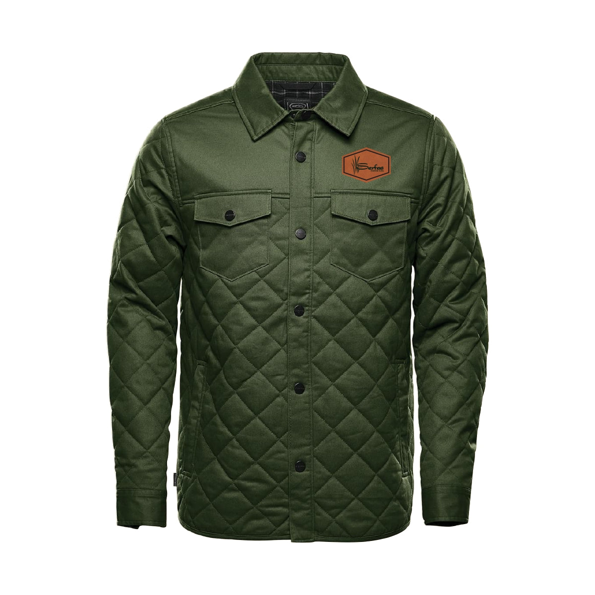 MEN'S BUSHWICK QUILTED JACKET - BXQ-1 - SERFAS FARMS - EMB or PATCH