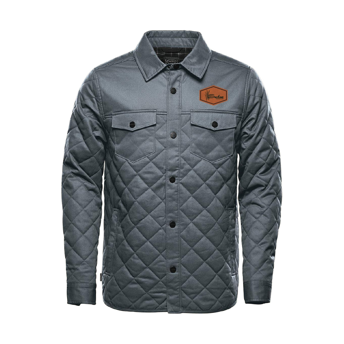 MEN'S BUSHWICK QUILTED JACKET - BXQ-1 - SERFAS FARMS - EMB or PATCH