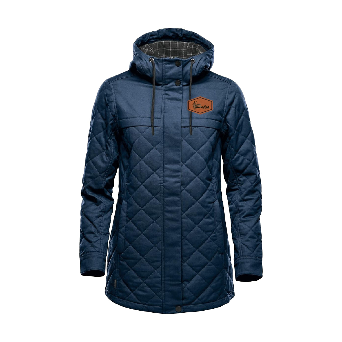 WOMEN'S BUSHWICK QUILTED JACKET - BXQ-1W - SERFAS FARMS - EMB or PATCH