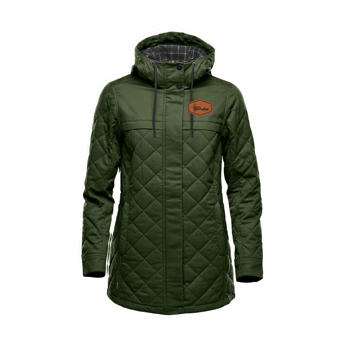 WOMEN'S BUSHWICK QUILTED JACKET - BXQ-1W - SERFAS FARMS - EMB or PATCH
