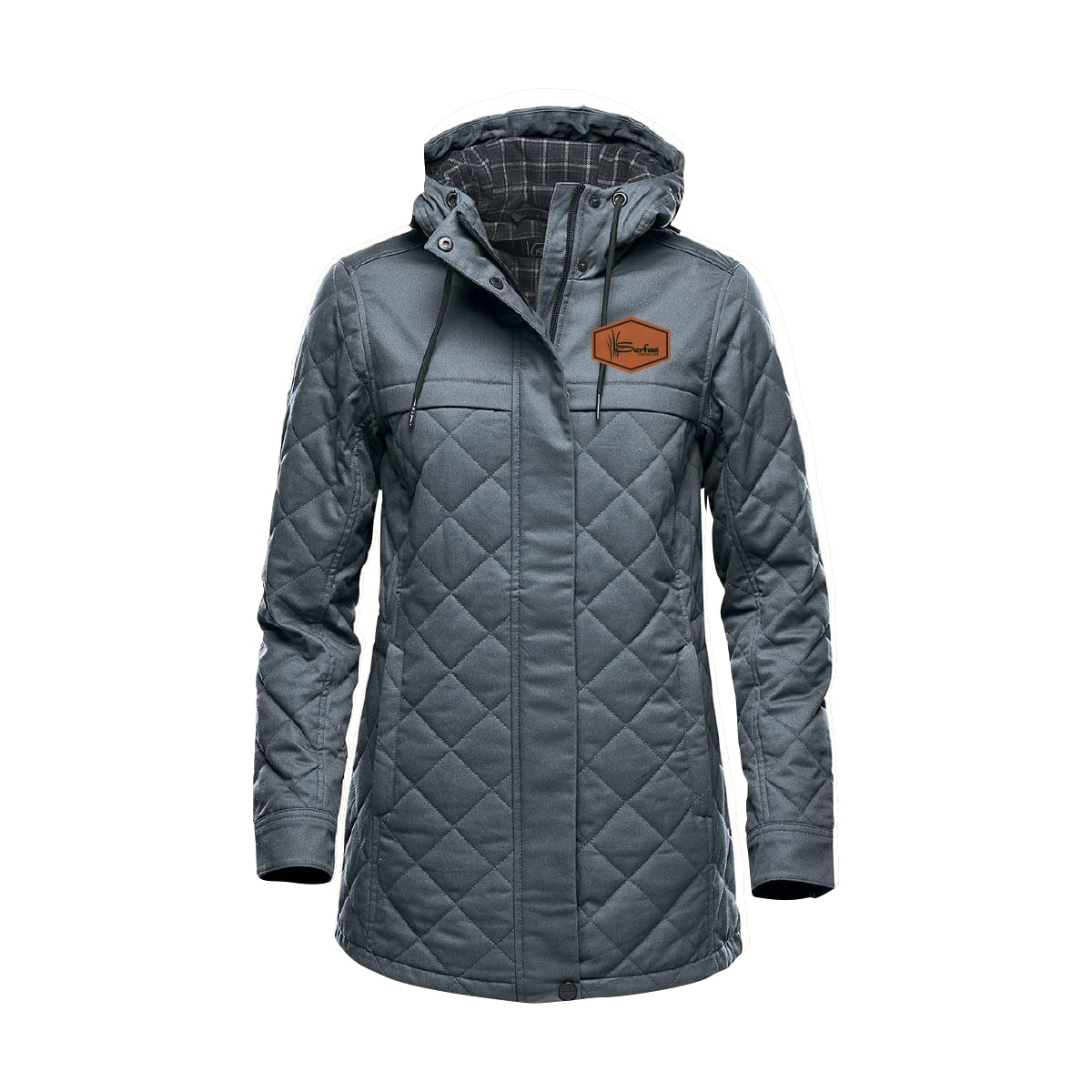 WOMEN'S BUSHWICK QUILTED JACKET - BXQ-1W - SERFAS FARMS - EMB or PATCH
