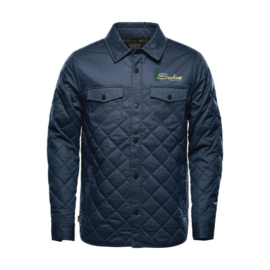 MEN'S BUSHWICK QUILTED JACKET - BXQ-1 - SERFAS FARMS - EMB or PATCH
