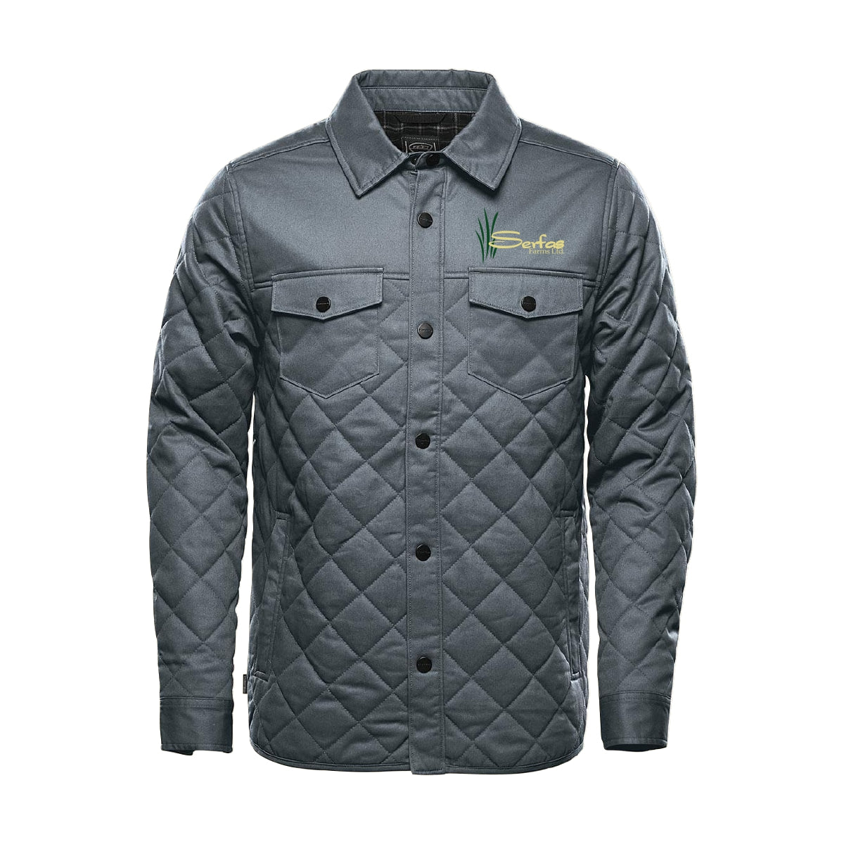 MEN'S BUSHWICK QUILTED JACKET - BXQ-1 - SERFAS FARMS - EMB or PATCH