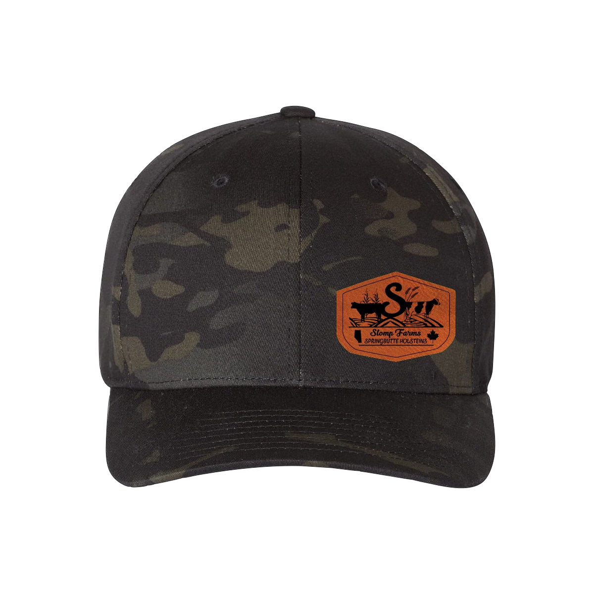 FLEXFIT COTTON BLEND CAP - 6277 - SLOMP FARMS - PATCH