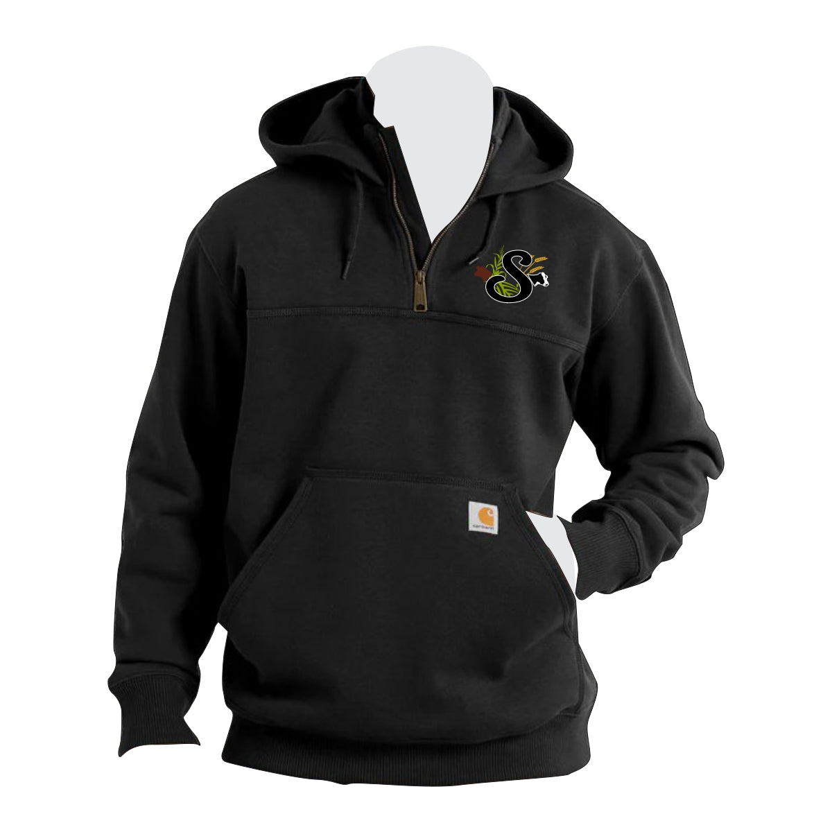 CARHARTT RAIN DEFENDER 1/4 ZIP SWEATSHIRT - 100617 - SLOMP FARMS - EMB