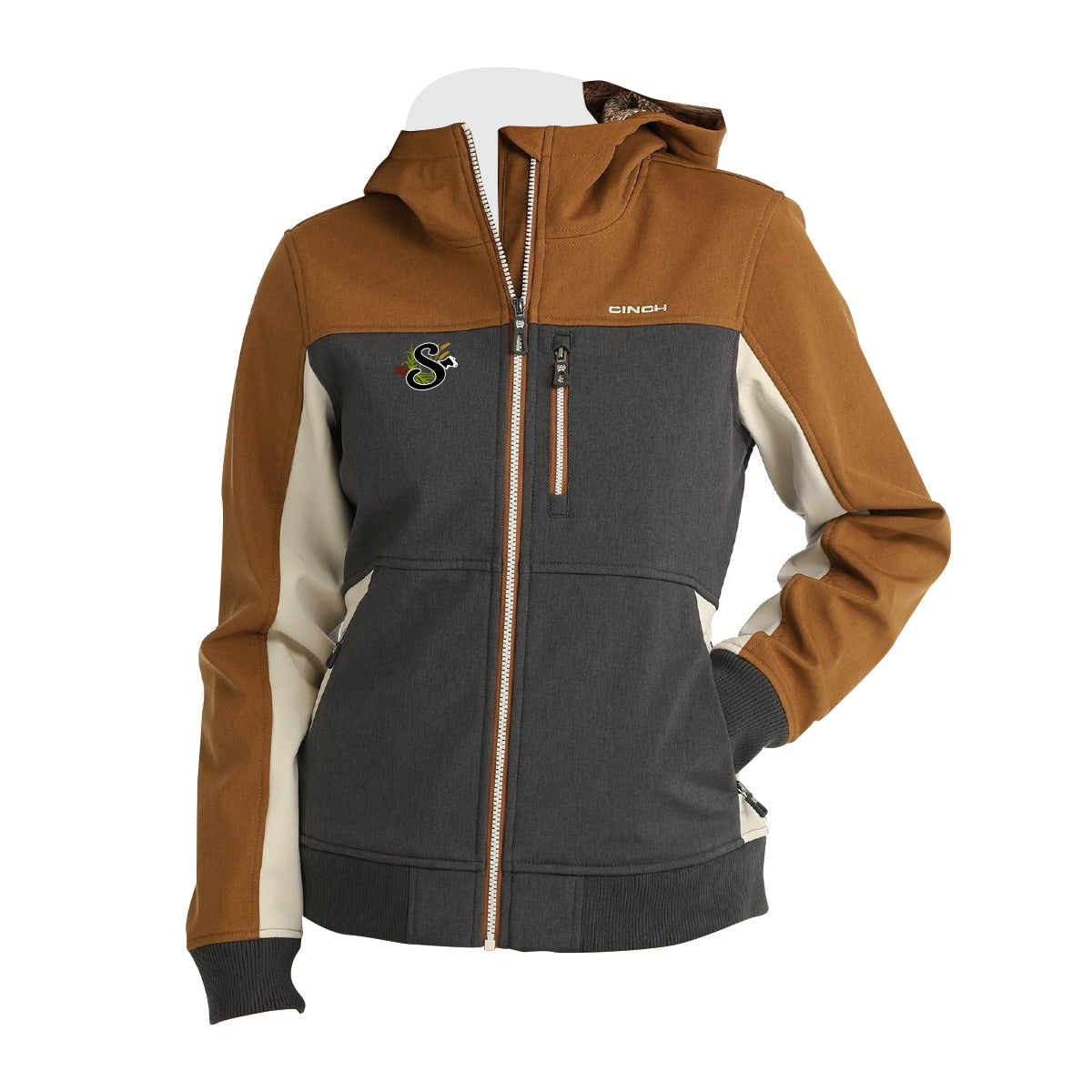 WOMEN'S CINCH BONDED HOODIE - MAJ9844002 - SLOMP FARMS - EMB