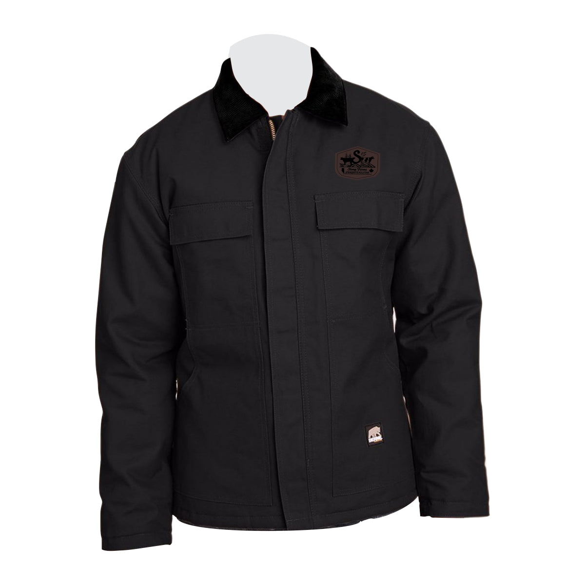 MEN'S BERNE HERITAGE CHORE JACKET - CH416 - SLOMP FARMS - PATCH