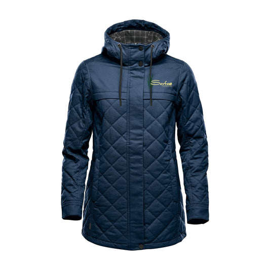 WOMEN'S BUSHWICK QUILTED JACKET - BXQ-1W -  SERFAS FARMS - EMB or PATCH