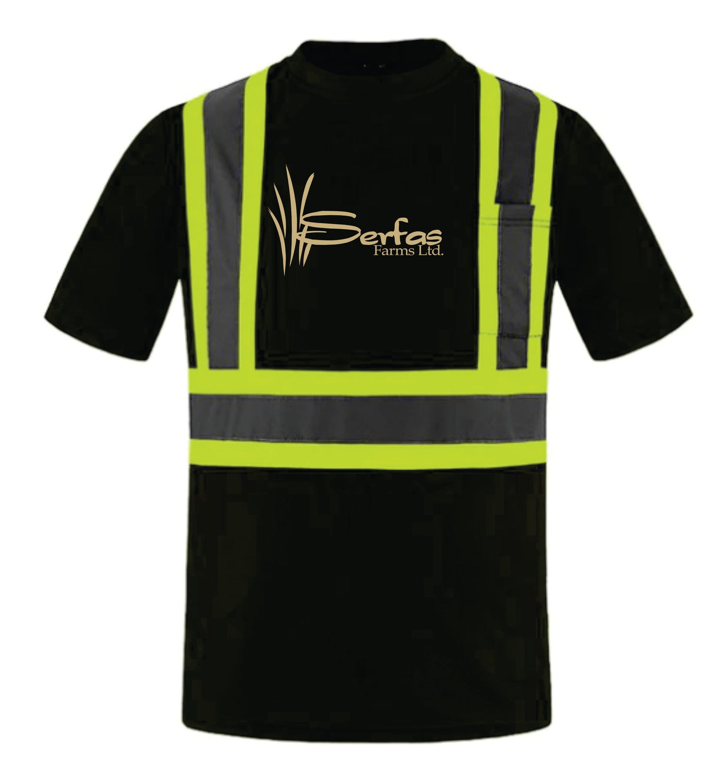 UNISEX WATCHMAN HI-VIS SHORT SLEEVE T-SHIRT - S05960 - SERFAS FARMS - HP