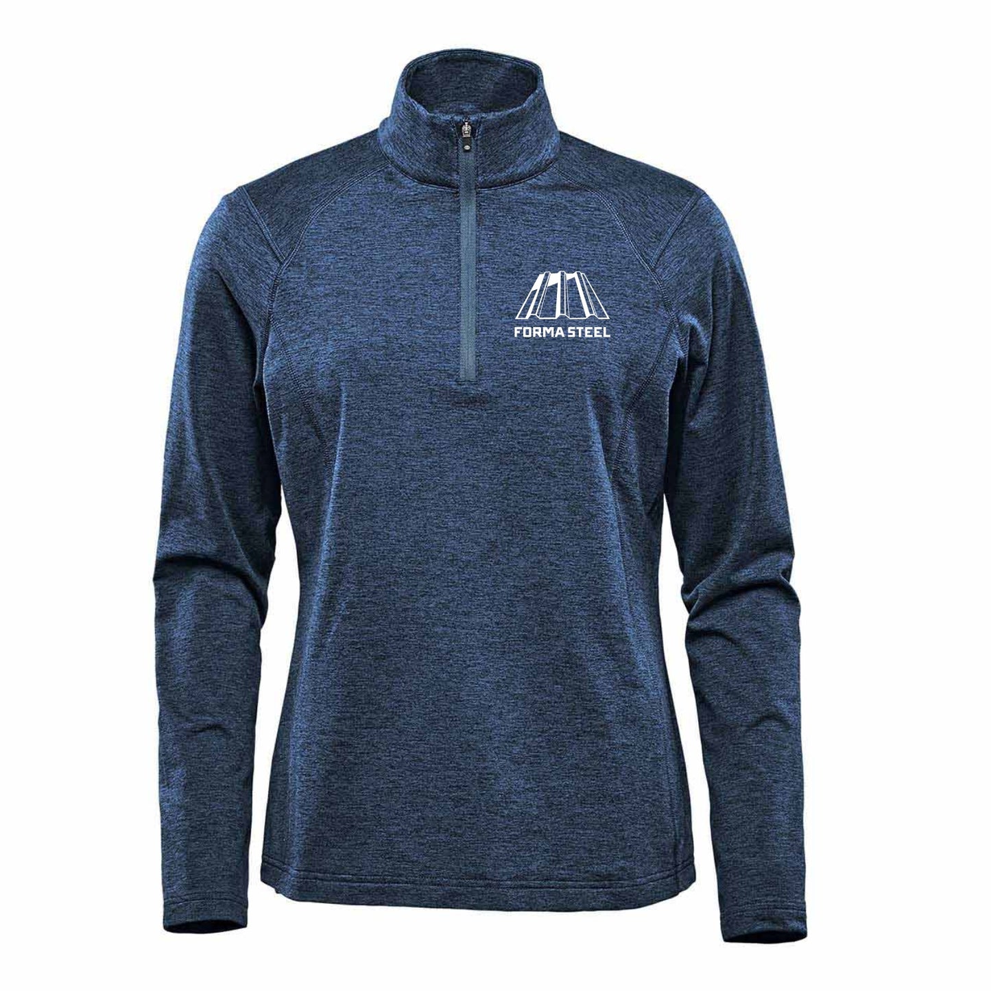 WOMEN'S TREELINE PERFORMANCE 1/4 ZIP PULLOVER - HTZ-2W - STRUC. TRUSS & FORMA STEEL - EMB