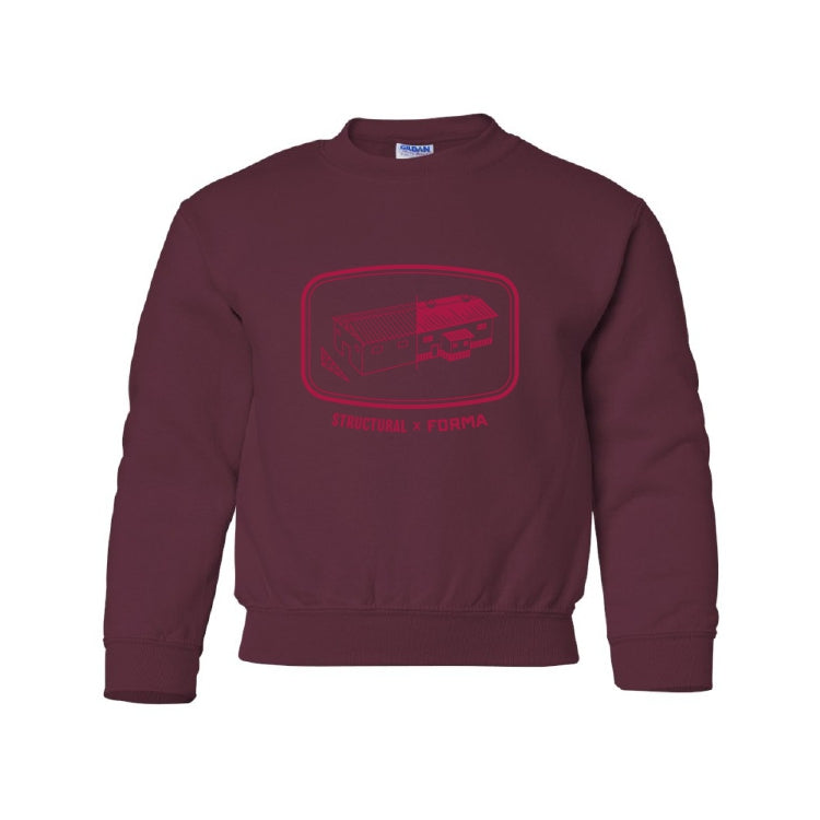YOUTH CREWNECK SWEATSHIRT - 18000B - STRUC x FORMA - HP