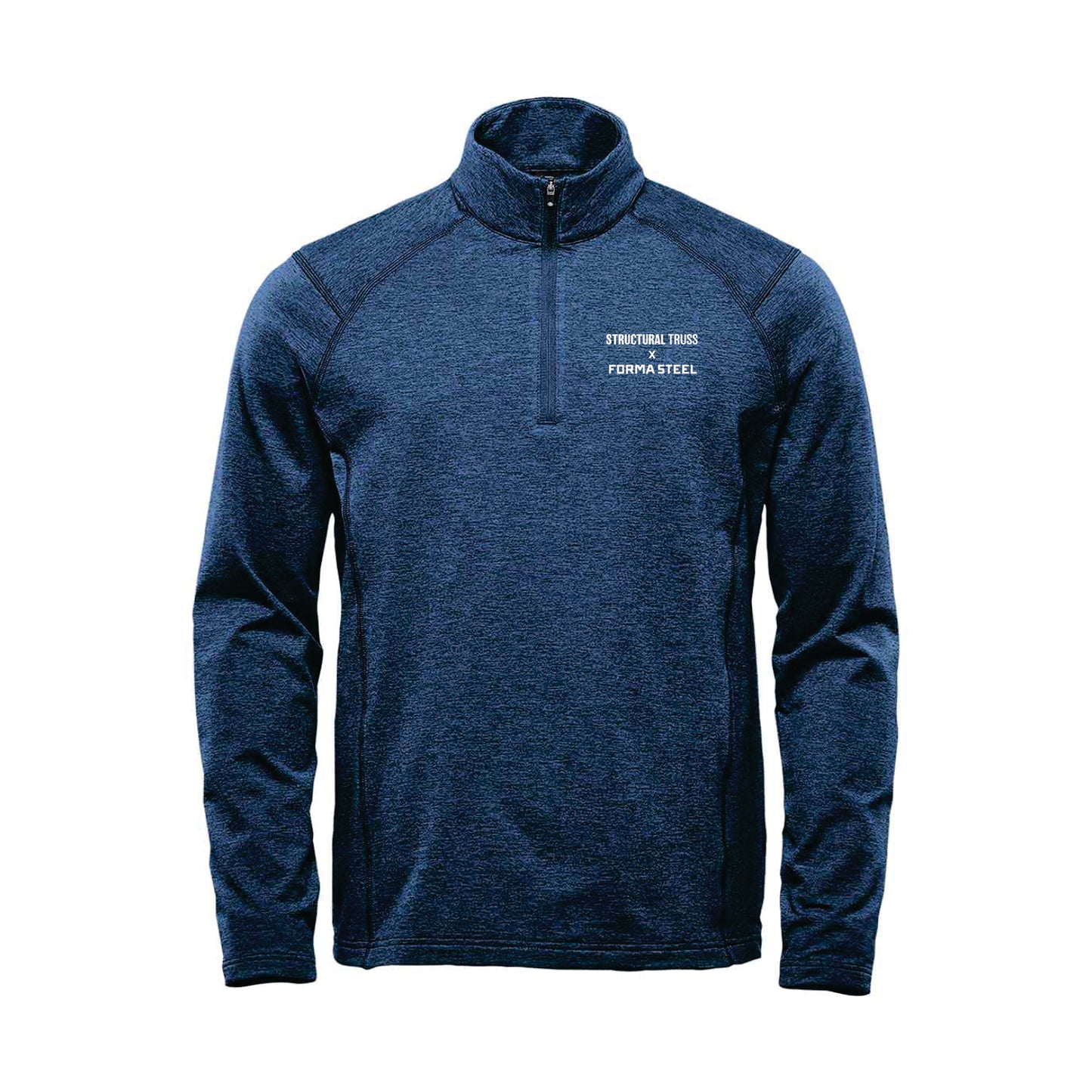 MEN'S TREELINE PERFORMANCE 1/4 ZIP PULLOVER - HTZ-2 - STRUC. TRUSS & FORMA STEEL - EMB