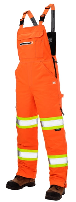 TOUGH DUCK SAFETY BIB W/ FLEX FABRIC - SB06 - STRUC. TRUSS/FORMA STEEL LOGO - EMB