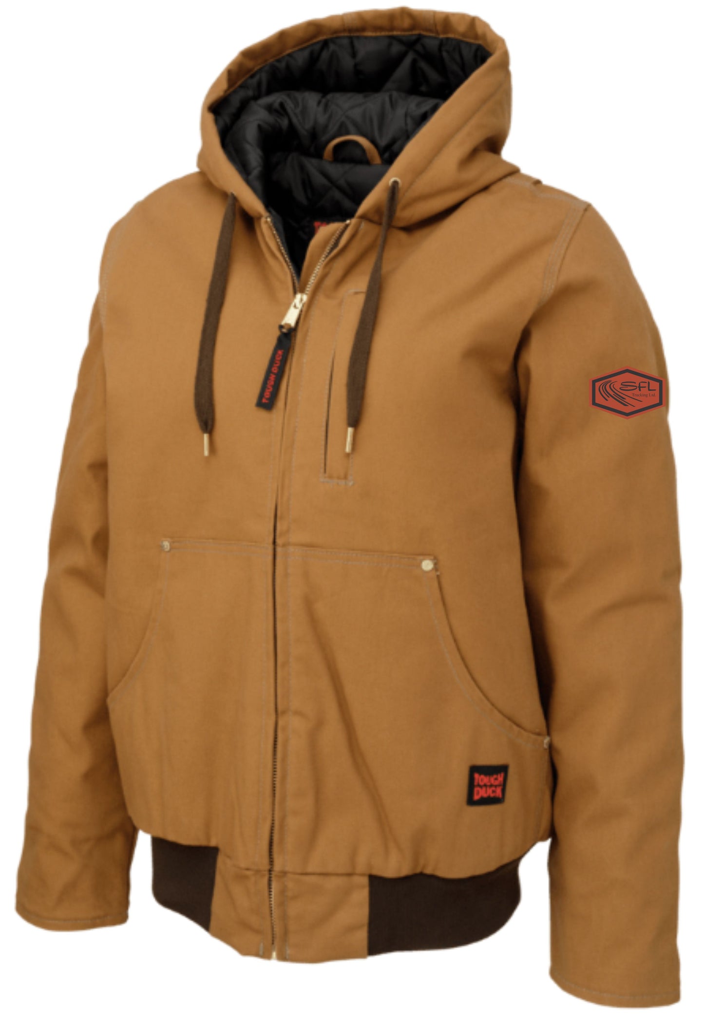 WOMEN'S TOUGH DUCK BOMBER JACKET - WJ32 - SFL TRUCKING - PATCH