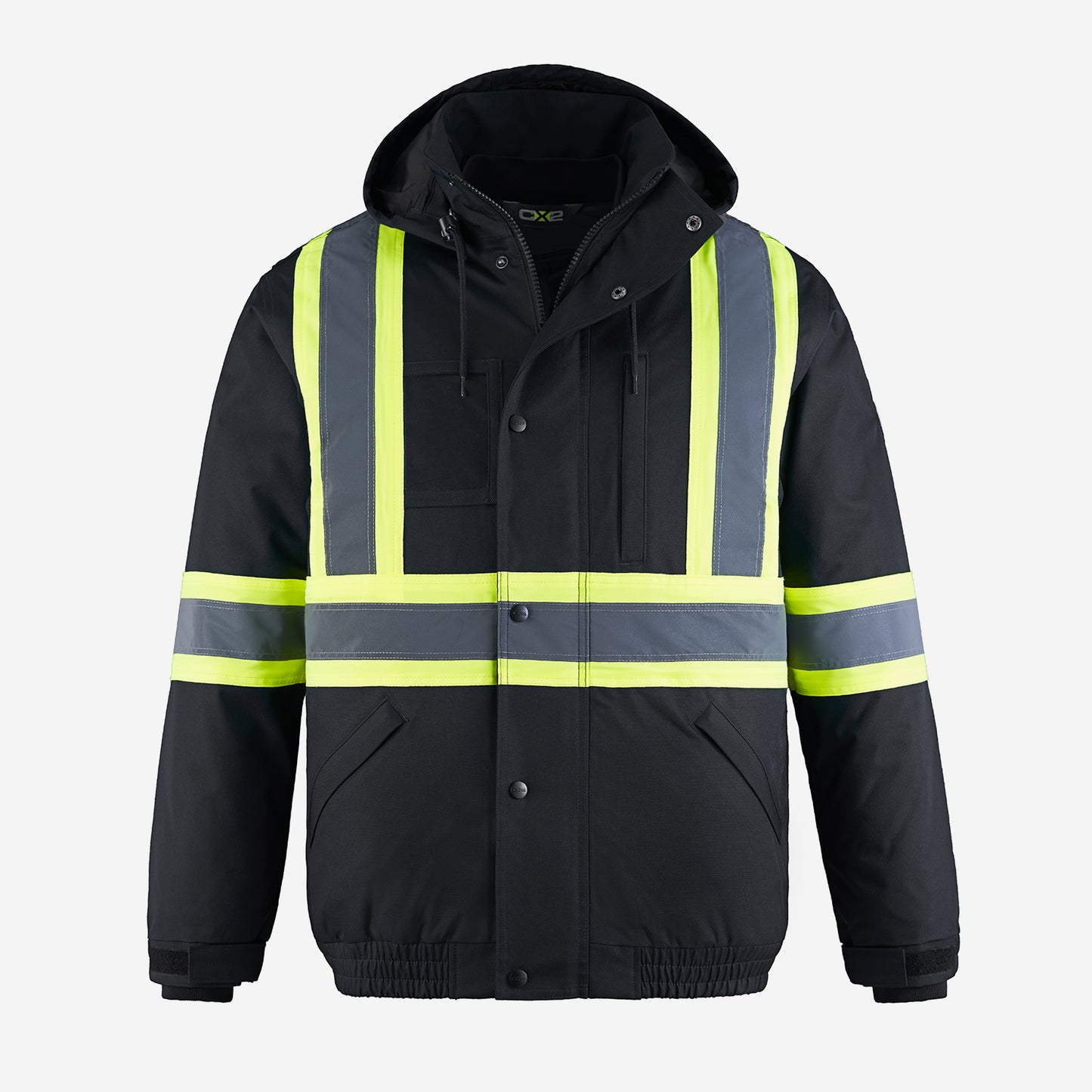 HI-VIS 3in1 BOMBER JACKET - L01277 - MEN'S - STRUC. TRUSS/FORMA STEEL LOGO - EMB