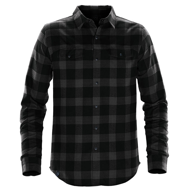 MEN'S LOGAN SNAP FRONT SHIRT - SFX-1 - SERFAS FARMS LOGO - EMB