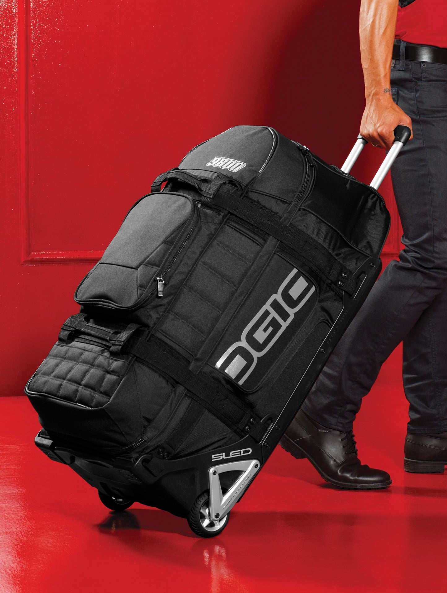 OGIO 9800 WHEELED 34” RIG BAG - 421001 - CENTURION LOGO - EMB