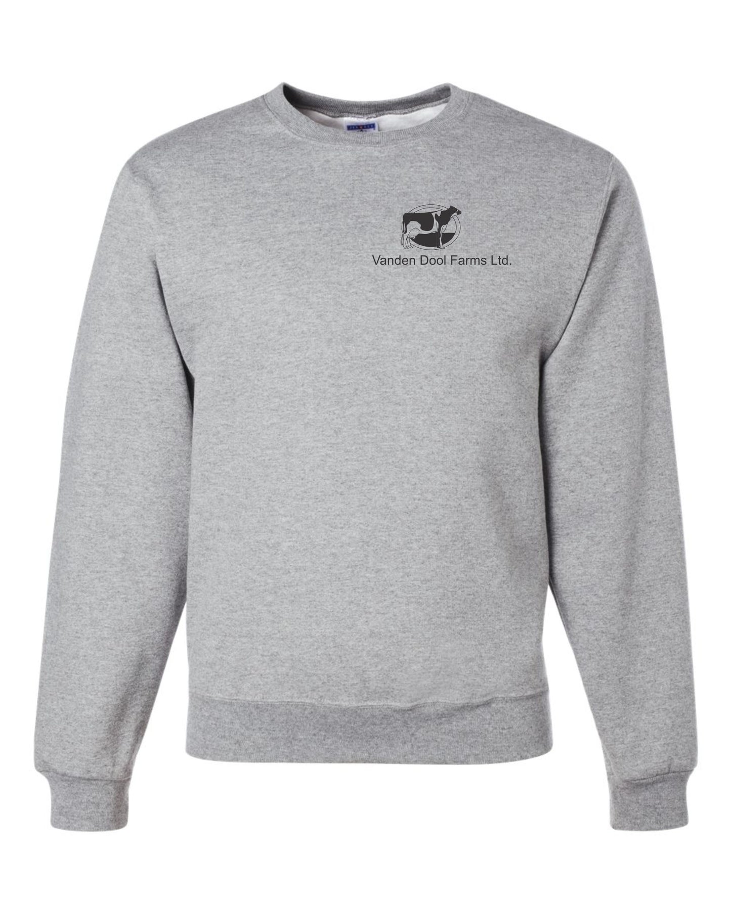 JERZEES CREWNECK SWEATSHIRT - 562BR - YOUTH - VAN DEN DOOL FARMS LOGO - EMB