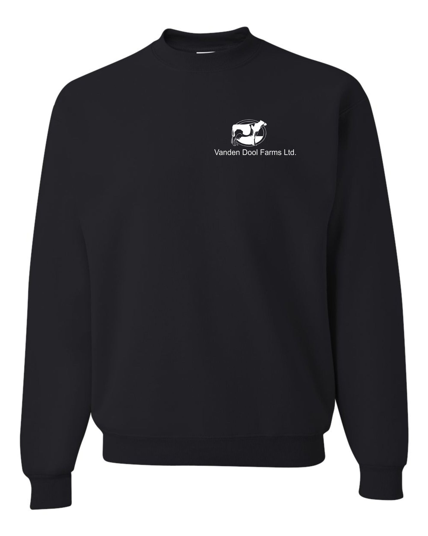 JERZEES CREWNECK SWEATSHIRT - 562BR - YOUTH - VAN DEN DOOL FARMS LOGO - EMB