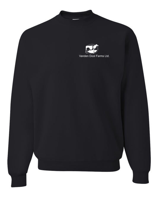 JERZEES CREWNECK SWEATSHIRT - 562MR - ADULT -VAN DEN DOOL FARMS LOGO - EMB